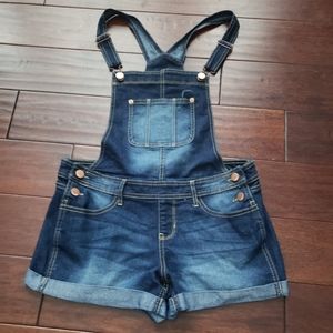 NWOT Cuff Shorts Overalls